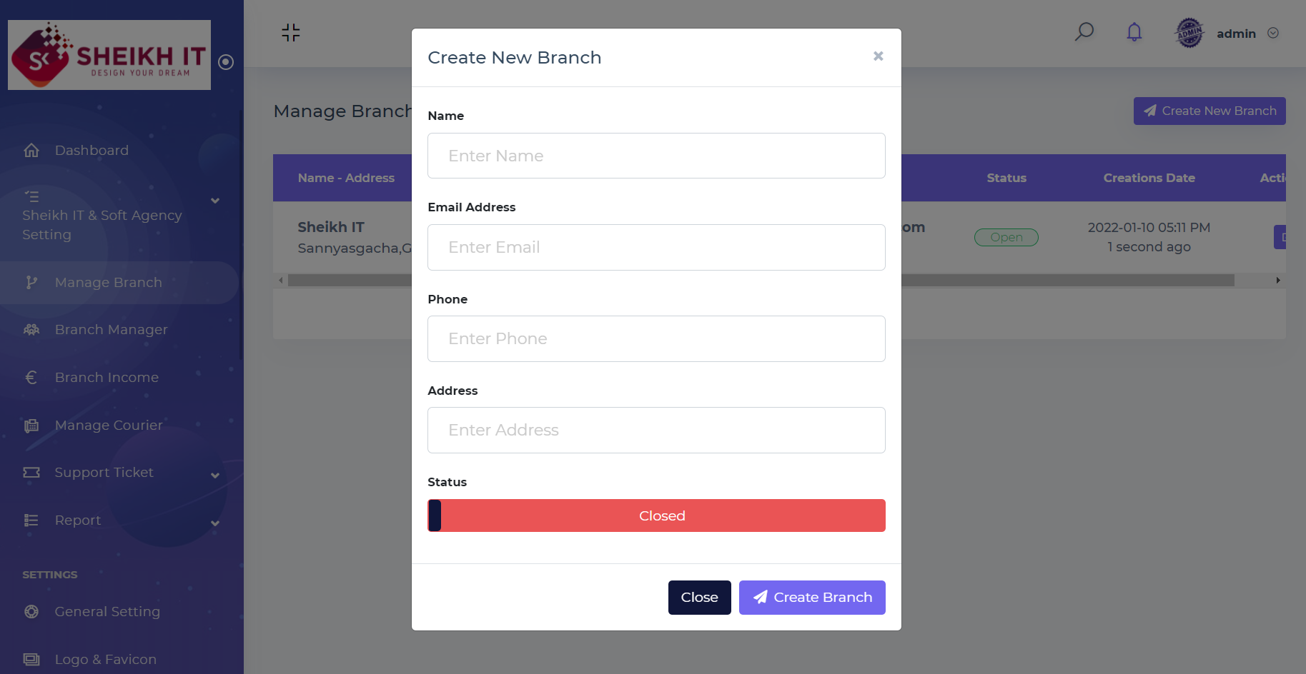 🚚 "Fast and reliable courier service – With our Courier Management System!"
