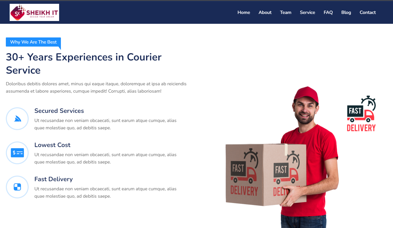 🚚 "Fast and reliable courier service – With our Courier Management System!"