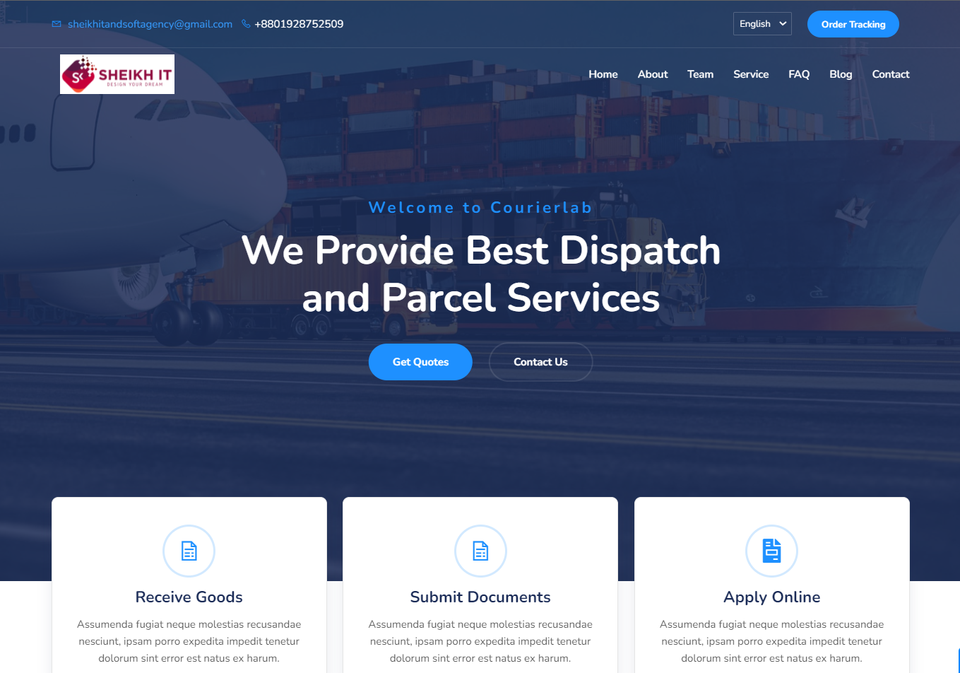 🚚 "Fast and reliable courier service – With our Courier Management System!"