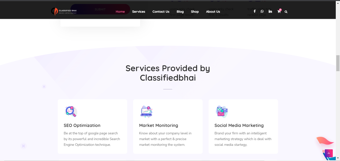 "Showcasing your skills and experience – Classifiedbhai Portfolio Website! 🚀✨"