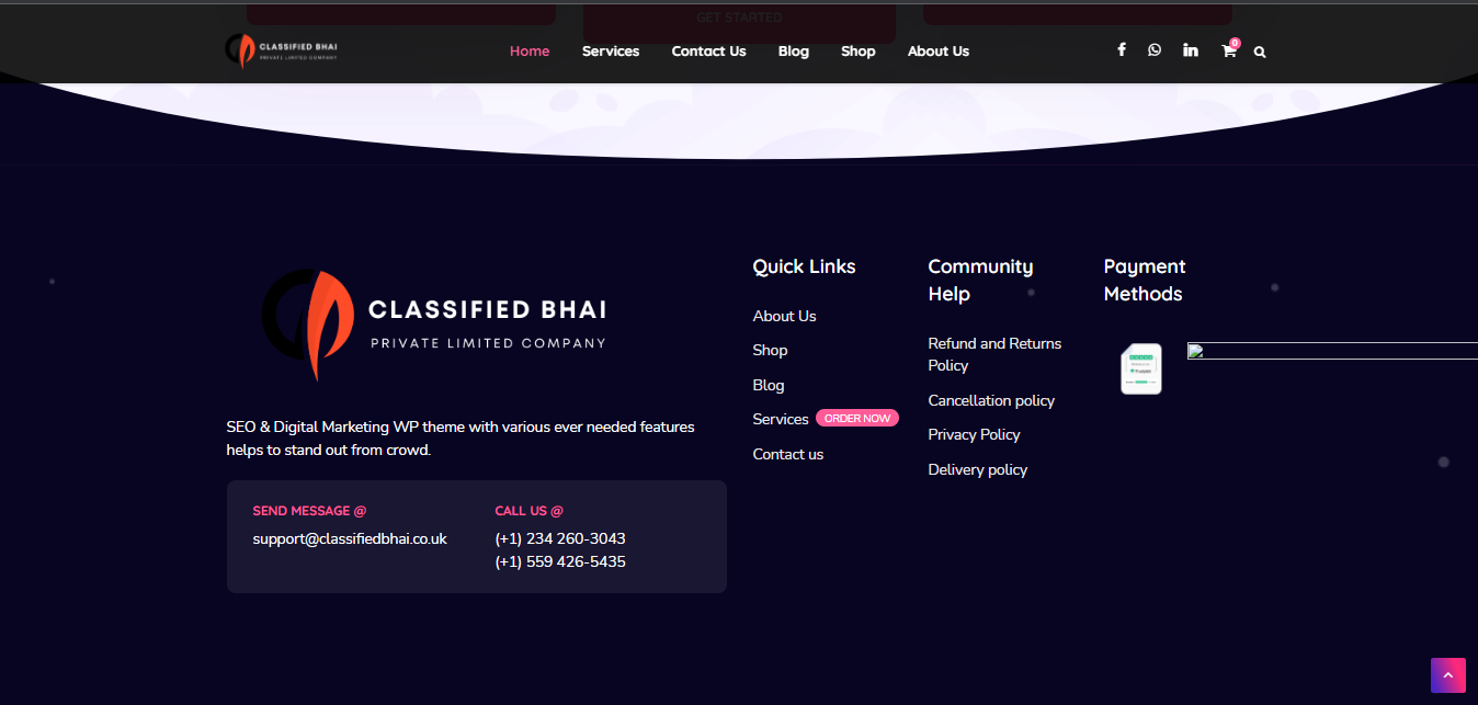 "Showcasing your skills and experience – Classifiedbhai Portfolio Website! 🚀✨"