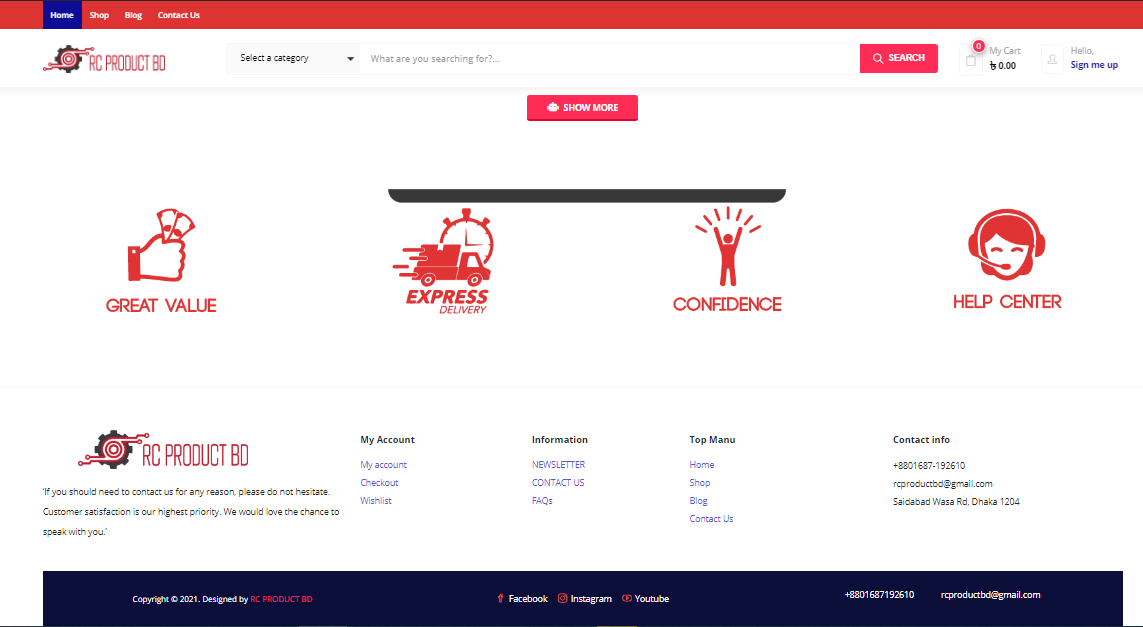 "Quality and variety, all at RC Product BD! 💎📦"